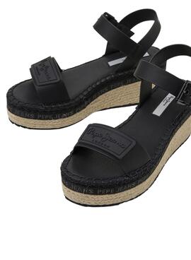 Sandalias Pepe Jeans Witney Brand Negro para Mujer