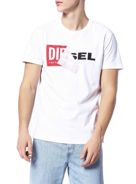 Camiseta Diesel T-DIEGO-QA Blanco