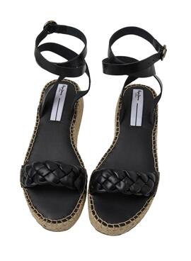 Sandalias Pepe Jeans Kate Braided Negro para Mujer