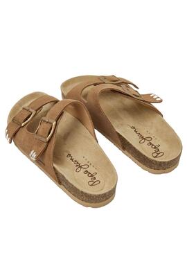 Sandalias Pepe Jeans Oban Etnic Marrón para Mujer