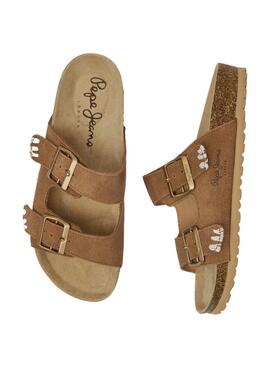 Sandalias Pepe Jeans Oban Etnic Marrón para Mujer