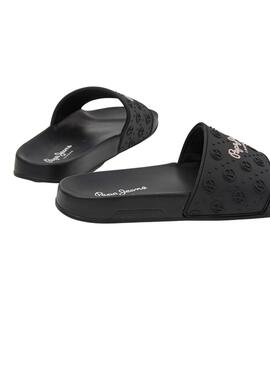 Chanclas Pepe Jeans Slider Plain negro