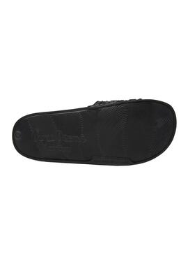 Chanclas Pepe Jeans Slider Plain negro