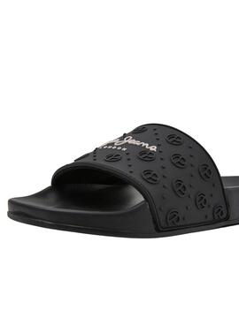 Chanclas Pepe Jeans Slider Plain negro