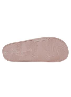 Chanclas Pepe Jeans Slider Knit Rosa para Mujer