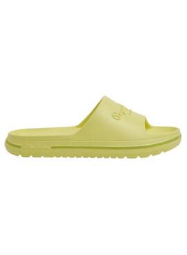 Chanclas Pepe Jeans Beach Slide Amarillo Mujer