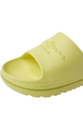 Chanclas Pepe Jeans Beach Slide Amarillo Mujer