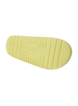 Chanclas Pepe Jeans Beach Slide Amarillo Mujer