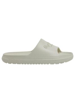 Chanclas Pepe Jeans Beach Slide Blanco para Mujer