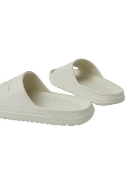 Chanclas Pepe Jeans Beach Slide Blanco para Mujer