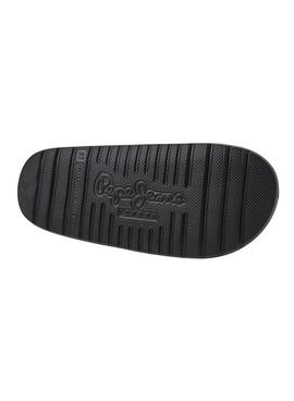 Chanclas Pepe Jeans Beach Slide Negro para Mujer