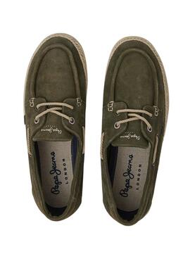 Zapatillas Pepe Jeans Maoui Sailor Verde Hombre