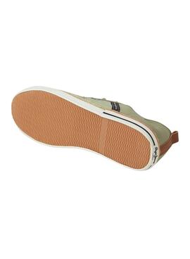 Zapatillas Pepe Jeans Maoui Tape Verde para Hombre