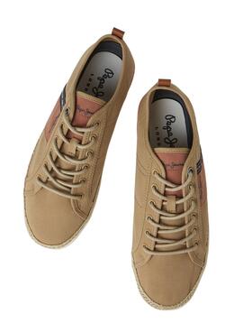 Zapatillas Pepe Jeans Maoui Tape Camel para Hombre