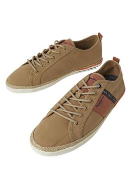 Zapatillas Pepe Jeans Maoui Tape Camel para Hombre