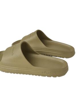 Chanclas Pepe Jeans Beach Slide Verde para Hombre