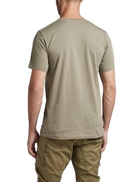 Camiseta G-Star Photographer Verde para Hombre