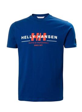 Camiseta Helly Hansen Graphic Azul para Hombre