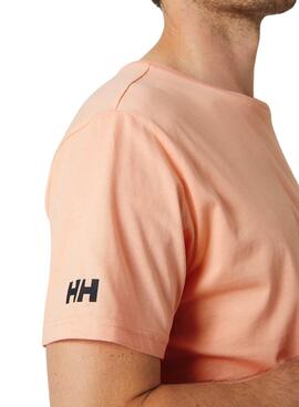 Camiseta Helly Hansen Shoreline Naranja Hombre