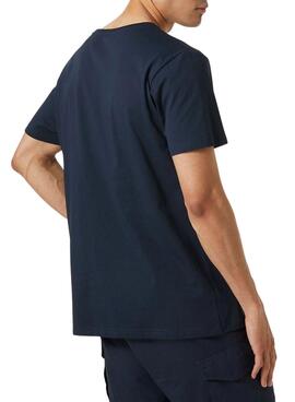 Camiseta Helly Hansen Shoreline Marino para Hombre