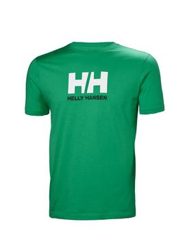 Camiseta Helly Hansen Logo Verde Hombre