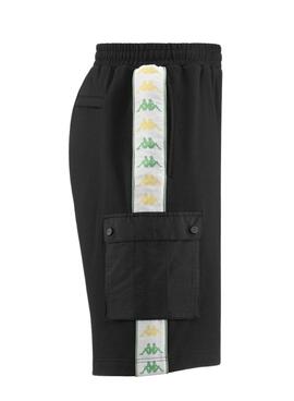 Bermudas Kappa Sancio Negro para Hombre