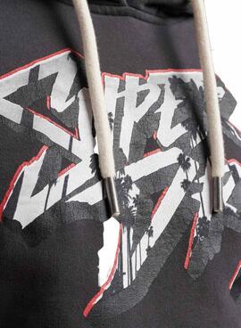 Sudadera Superdry Graffiti Gris para Hombre