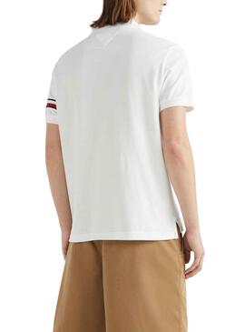 Polo Tommy Hilfiger Global Blanco para Hombre