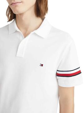 Polo Tommy Hilfiger Global Blanco para Hombre