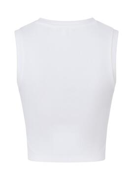 Top Calvin Klein Archival Blanco para Mujer
