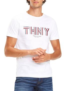 Camiseta Tommy Hilfiger Corp Blanco Hombre
