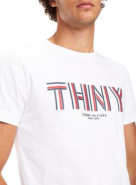 Camiseta Tommy Hilfiger Corp Blanco Hombre