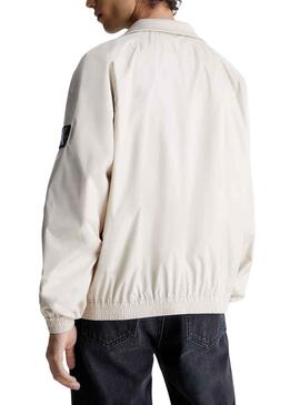 Chaqueta Calvin Klein Harrington Beige para Hombre