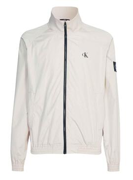 Chaqueta Calvin Klein Harrington Beige para Hombre