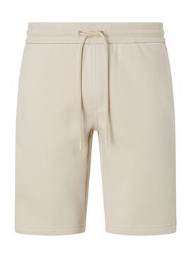 Bermudas Calvin Klein Logo Tape Beige para Hombre