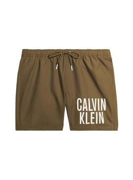 Bañador Calvin Klein Intense Marrón para Hombre