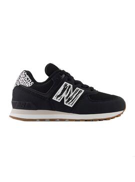 Zapatillas New Balance 574 Mini Negro Niña y Niño