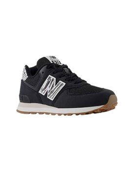 Zapatillas New Balance 574 Mini Negro Niña y Niño