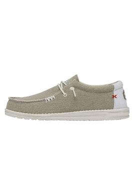 Zapatos Hey Dude Wally Braided Beige Hombre