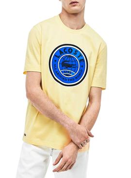 Camiseta Lacoste World Amarillo Hombre