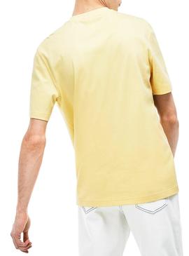 Camiseta Lacoste World Amarillo Hombre