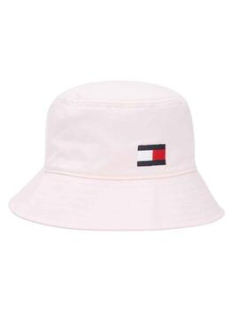 Gorro Tommy Hilfiger Big Flag Rosa Niño y Niña