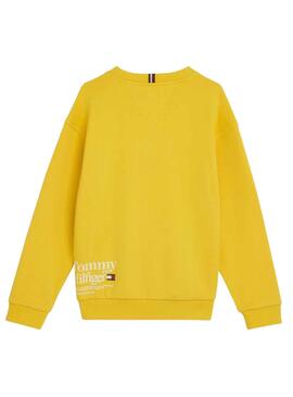 Sudadera Tommy Hilfiger Star Amarillo para Niño