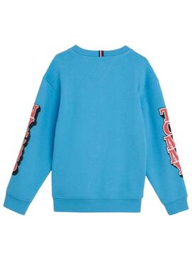 Sudadera Tommy Hilfiger Fun Azul para Niño