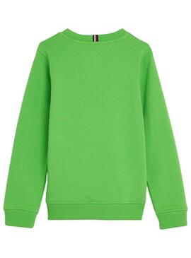 Sudadera Tommy Hilfiger Spring Verde para Niño