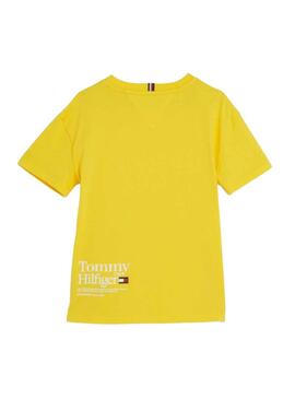 Camiseta Tommy Hilfiger Star Amarillo para 