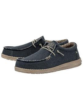 Zapatos Hey Dude Wally Braided Azul para Hombre