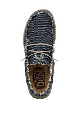 Zapatos Hey Dude Wally Braided Azul para Hombre