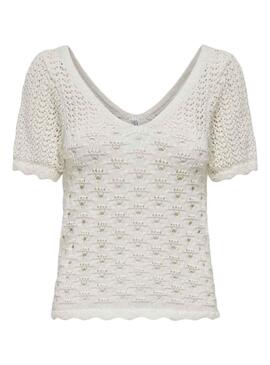 Camiseta Only Becca Blanco para Mujer