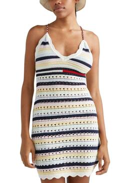 Vestido Tommy Jeans Crochet para Mujer